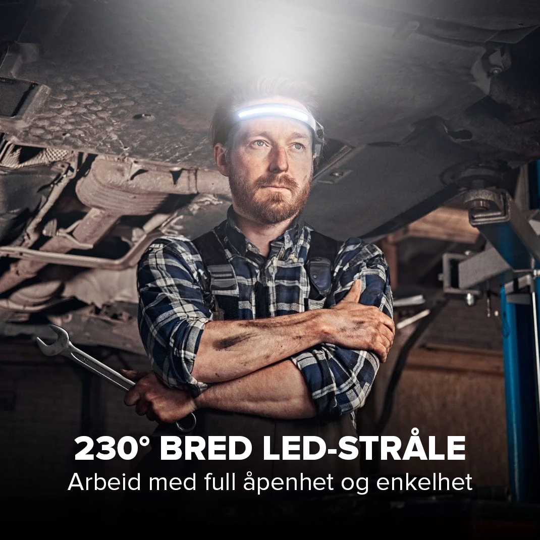 LumaBeam™ - Multifunksjonell 230° LED-hodelykt - NK