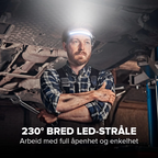 LumaBeam™ - Multifunksjonell 230° LED-hodelykt - NordKlover