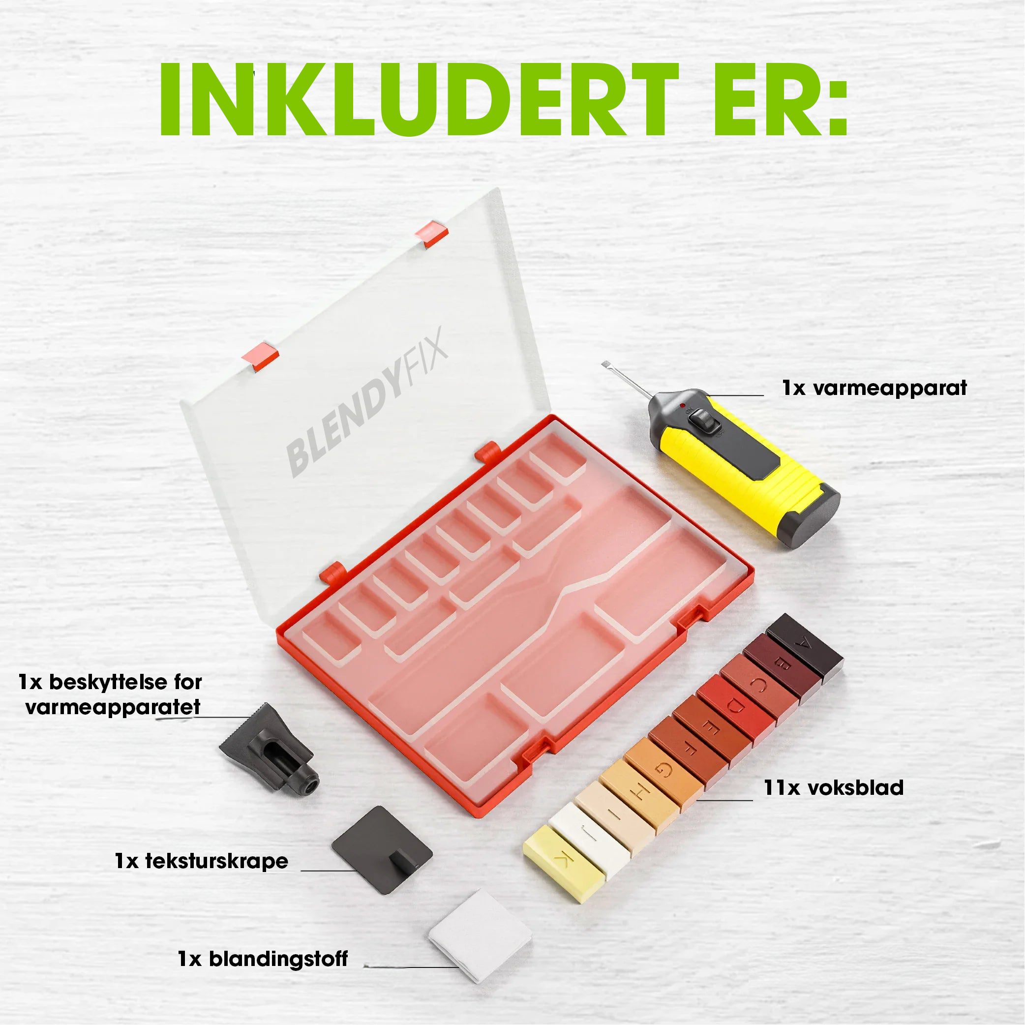 BlendyFix™ - Reparasjonssett for møbler, lister og gulv - NordKlover