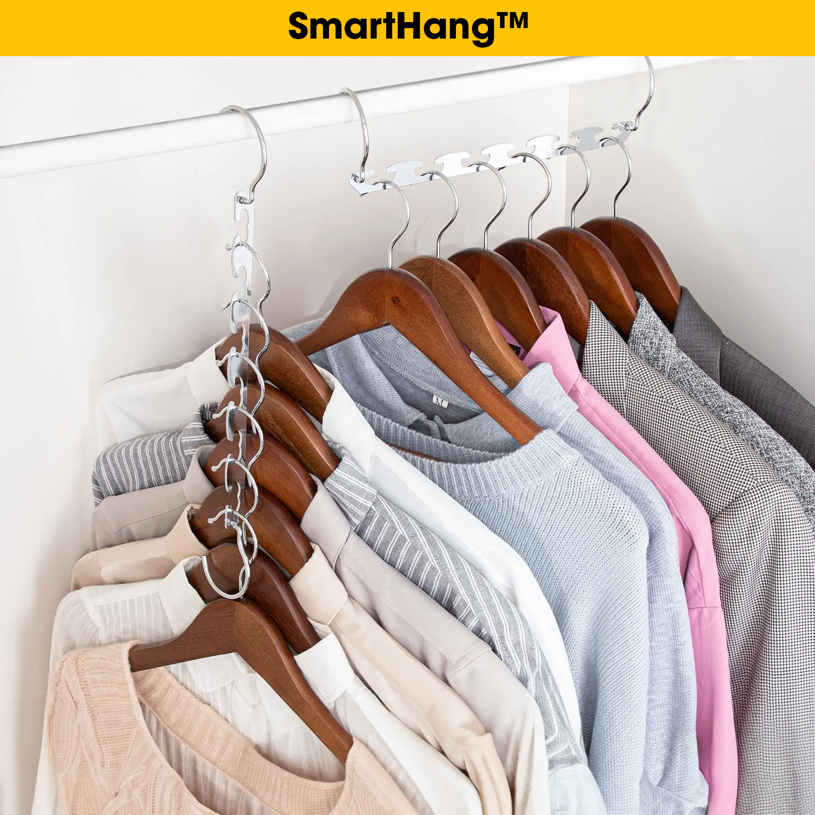 SmartHang™ - Multifunksjonell Kleshenger - NordKlover