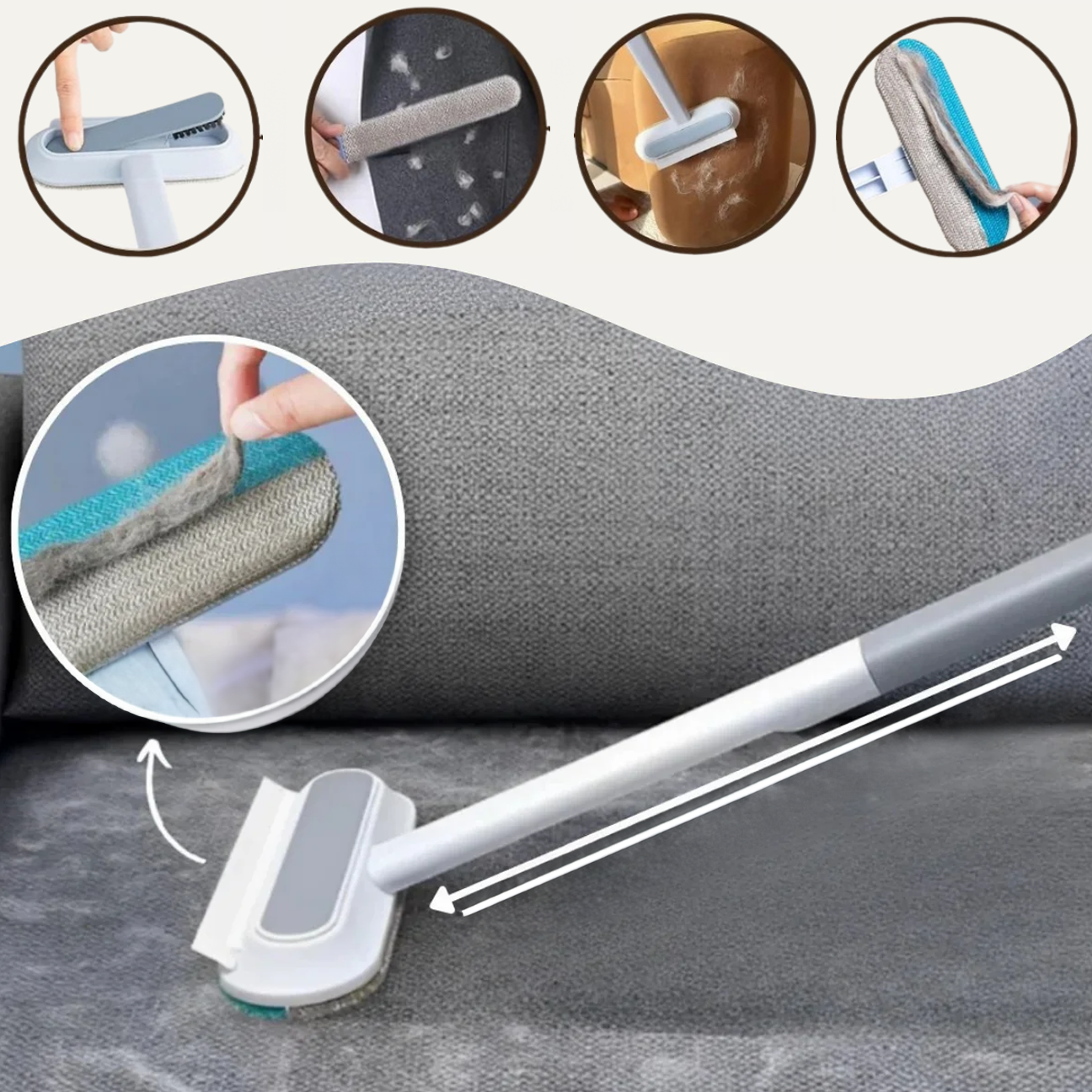 FurSweep™ - multifunksjonell pelsfjerner